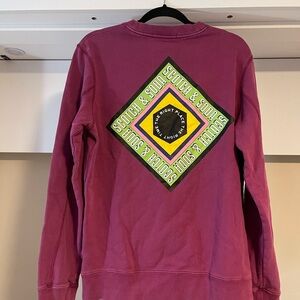 Scotch & Soda Magenta Sweatshirt with Graphic